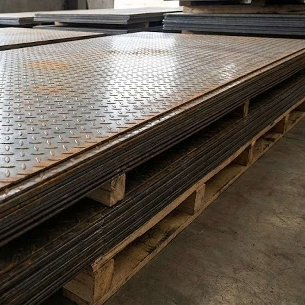 Kaymayı önleyen desenli sac çeşitleri. Baklavalı ve gözyaşı desen seçenekleri, yangın merdiveni ve zemin için uygun sac fiyatları ve stok durumu için tıklayın.